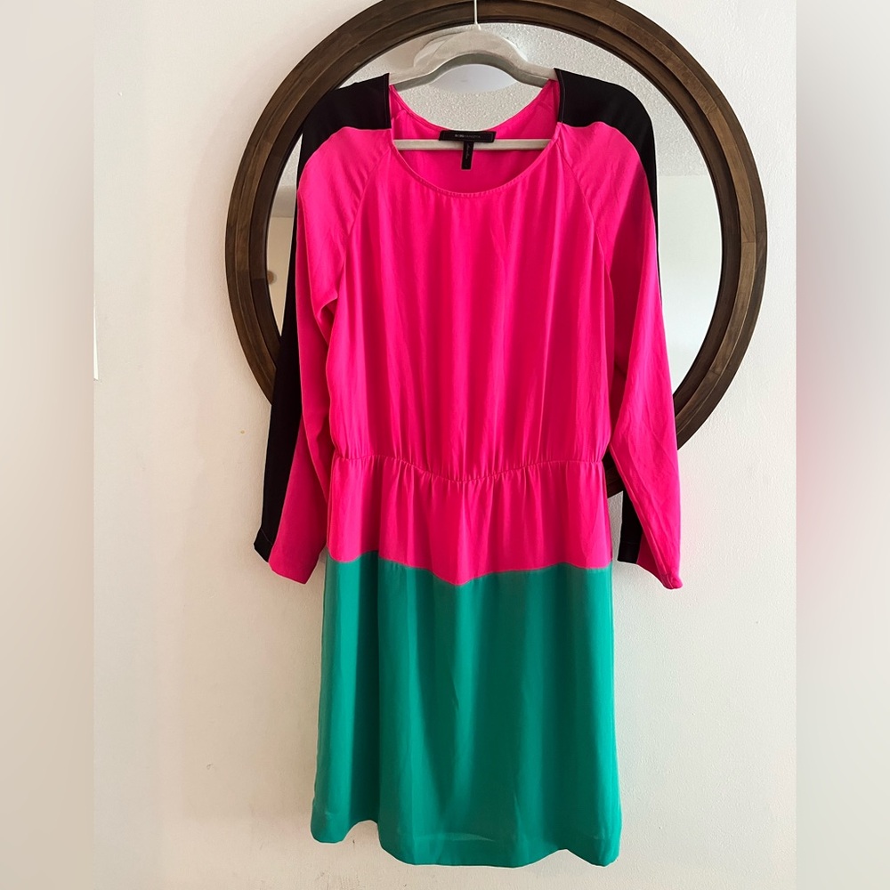 BCBG MAXAZRIA color block dress
